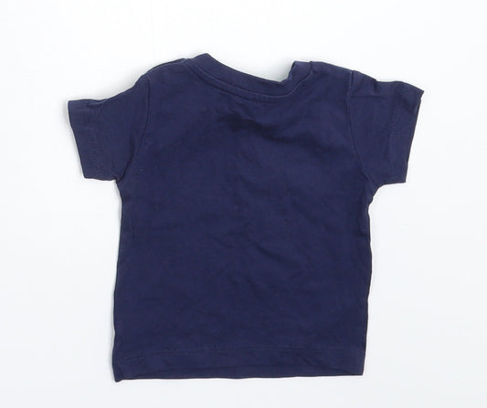 Matalan Baby Blue   Basic T-Shirt Size 0-3 Months