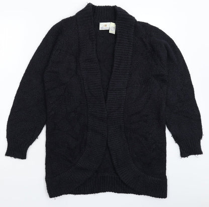 Hamells Womens Black  Knit Cardigan Jumper Size M