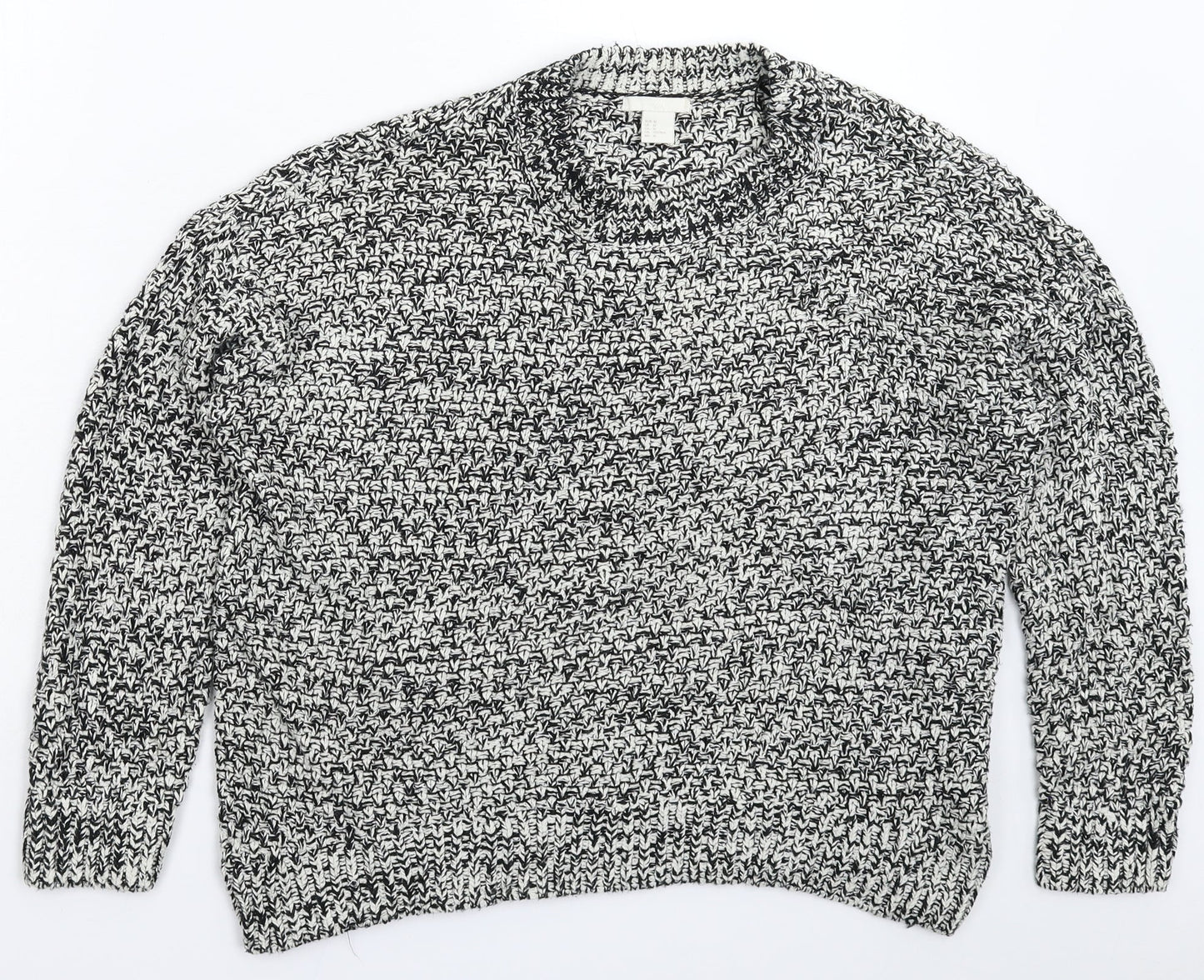 Womens UK Size M H&M Grey Pullover Jumper