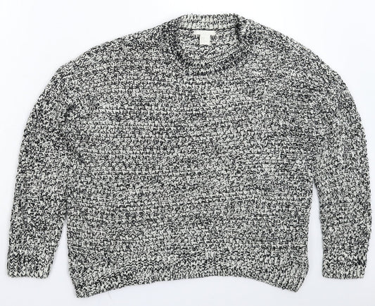 Womens UK Size M H&M Grey Pullover Jumper