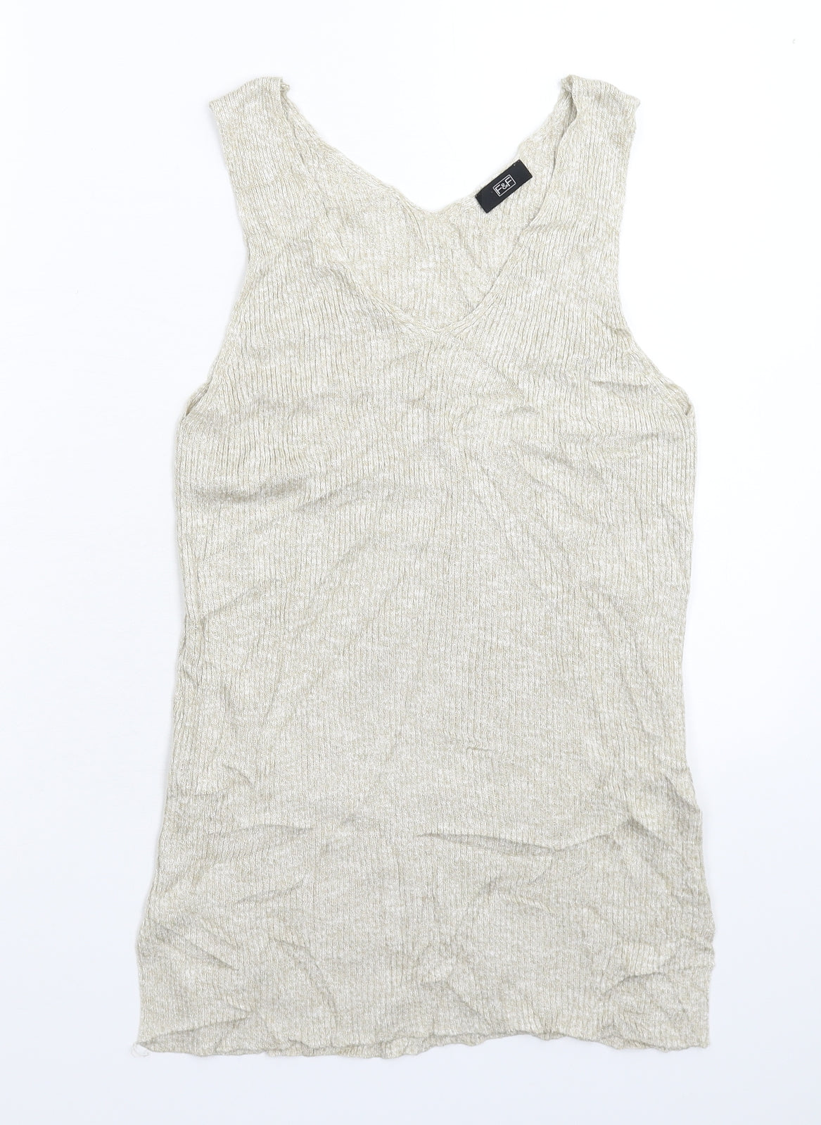 Womens UK Size 14 H&M Beige Pullover Jumper