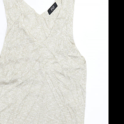 Womens UK Size 14 H&M Beige Pullover Jumper