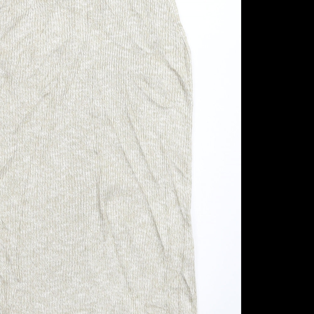Womens UK Size 14 H&M Beige Pullover Jumper