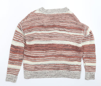 Womens UK Size 10 M&Co Beige Pullover Jumper