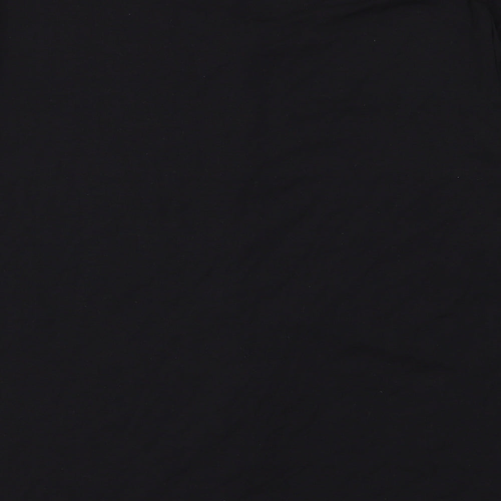halina Womens Black   Basic T-Shirt Size 18