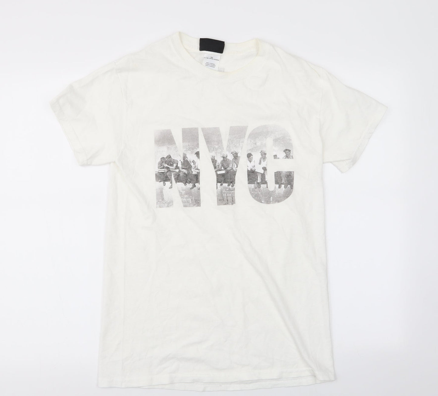 top of the rock Mens White    T-Shirt Size S