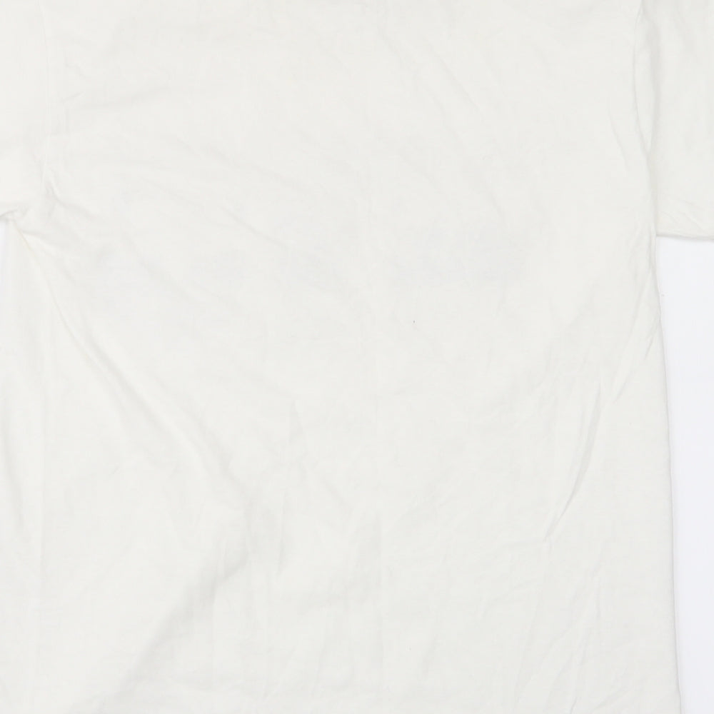 top of the rock Mens White    T-Shirt Size S