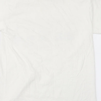 top of the rock Mens White    T-Shirt Size S