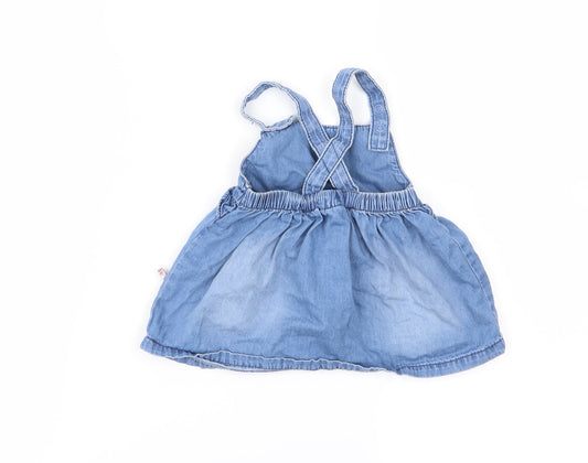 F&F Girls Blue   Fit & Flare  Size 3-6 Months