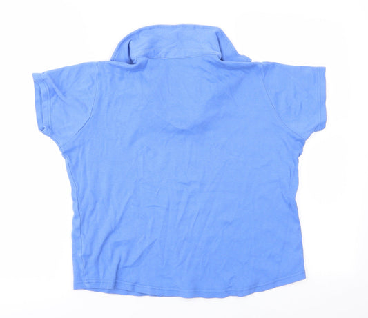 EWM Womens Blue   Basic Polo Size 14