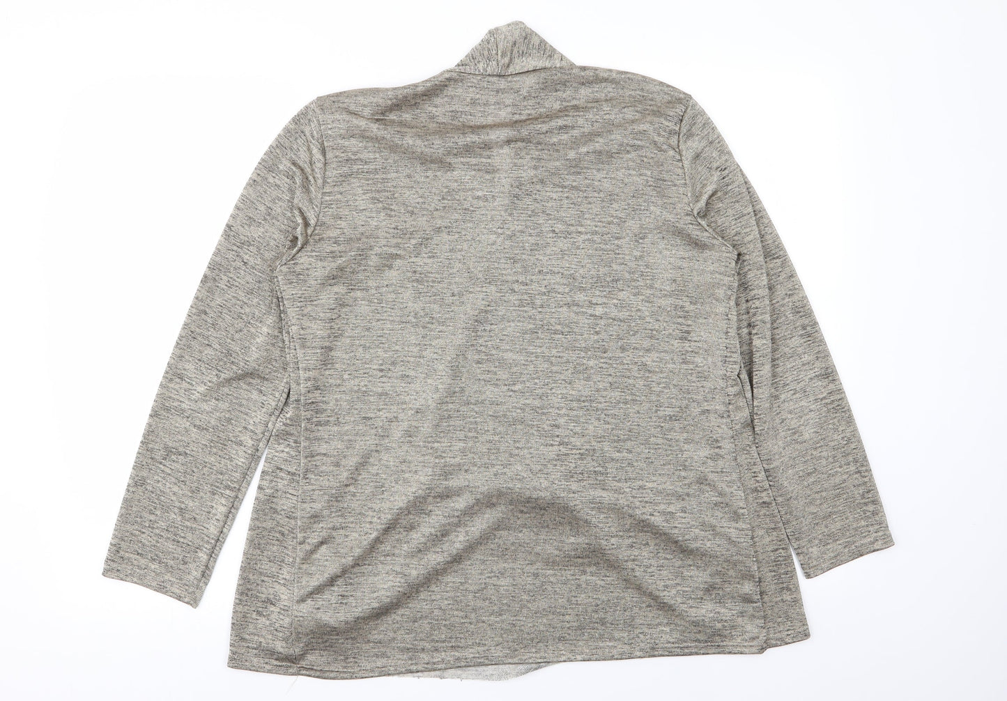Womens UK Size 16 Charlotte Gold Green Basic T-Shirt