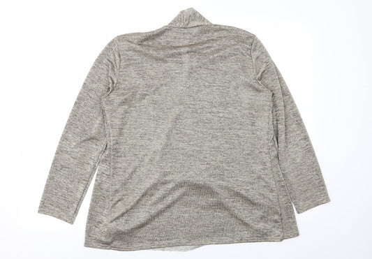 Womens UK Size 16 Charlotte Gold Green Basic T-Shirt
