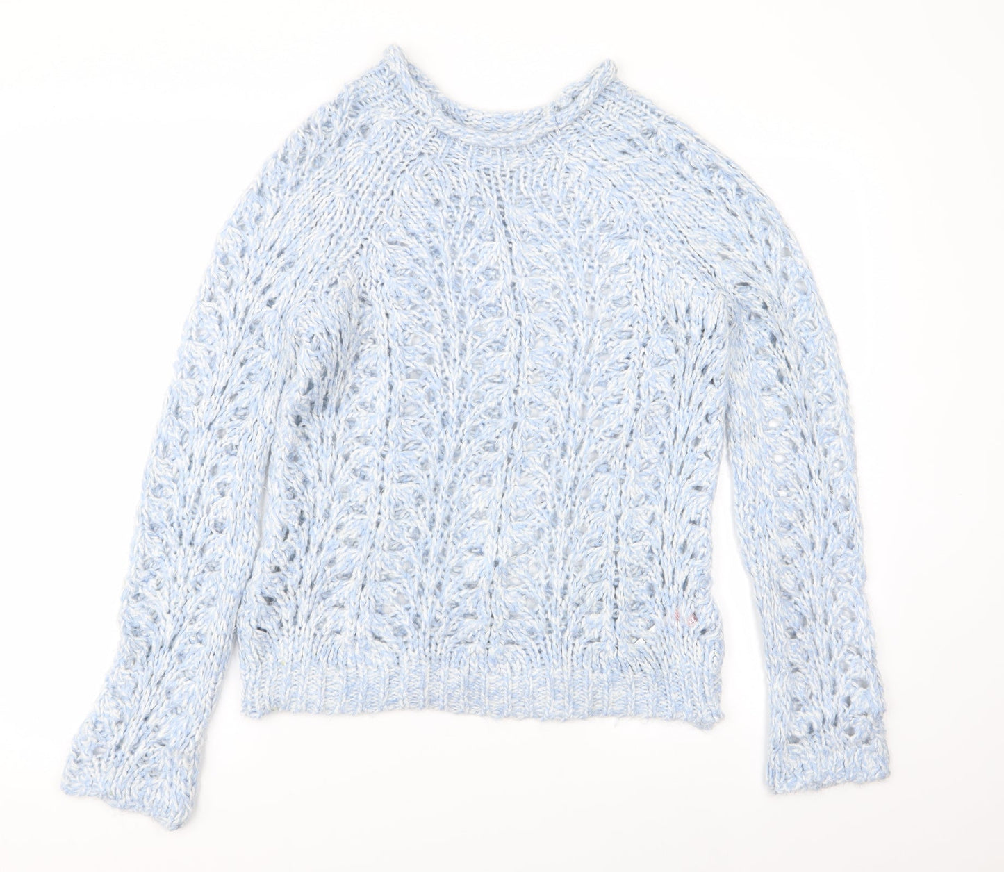 Womens UK Size XS Topshop Blue Pullover Jumper