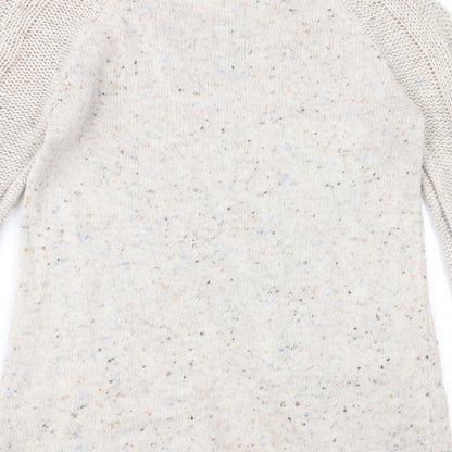 Asda George Womens Beige   Jumper Dress  Size 8