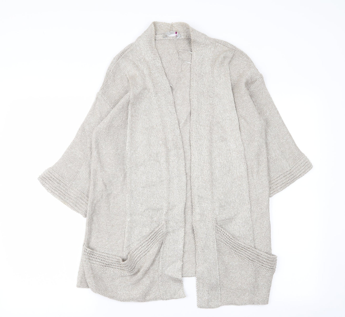 Womens UK Size S Per Una Grey Cardigan Jumper
