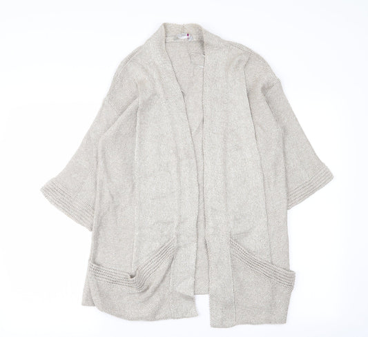 Womens UK Size S Per Una Grey Cardigan Jumper