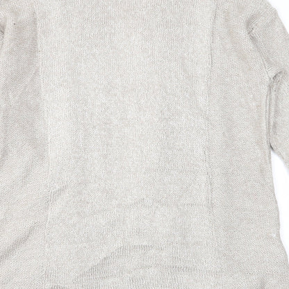 Womens UK Size S Per Una Grey Cardigan Jumper