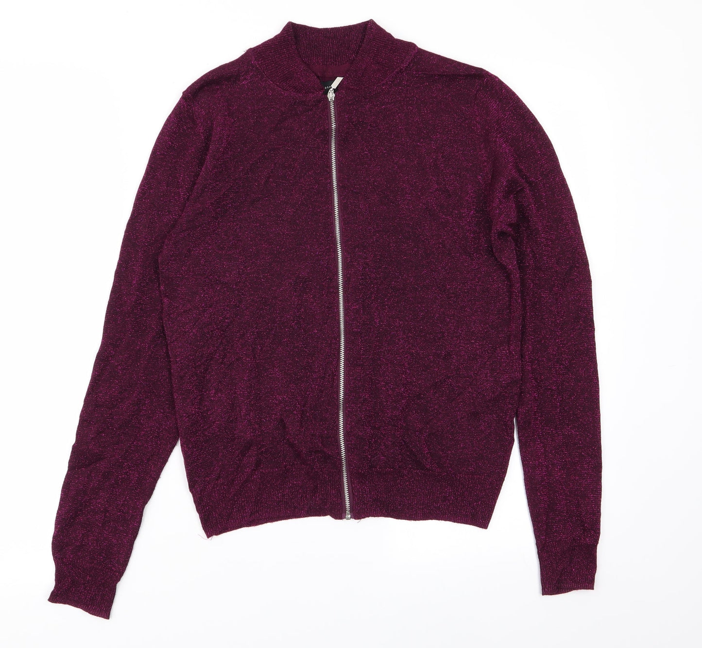 Primark Womens Purple   Full Zip Jumper Size 10