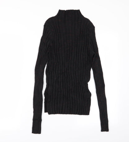 Topshop Womens Black   Basic T-Shirt Size L