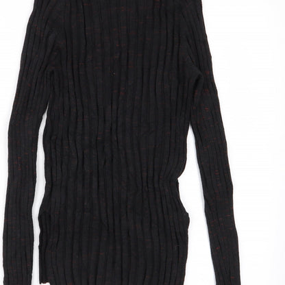 Topshop Womens Black   Basic T-Shirt Size L