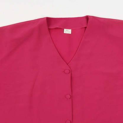 Womens UK Size One Size Preworn Pink Jacket