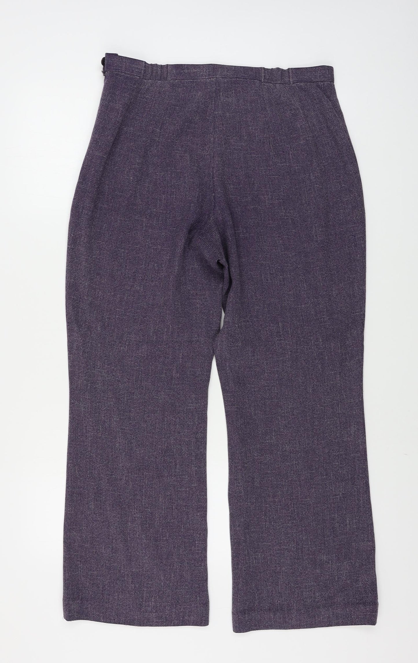 Womens UK Size 14 Marks and Spencer Regular Fit  Purple Trousers
