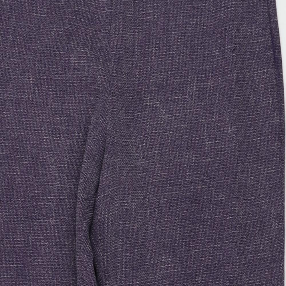 Womens UK Size 14 Marks and Spencer Regular Fit  Purple Trousers