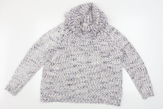 Womens UK Size L Lauren Taylor White Pullover Jumper
