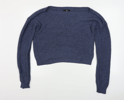 Womens UK Size M Missguided Grey Pullover Jumper