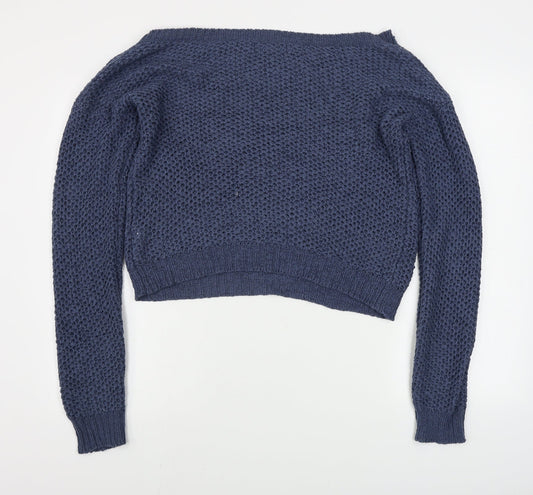 Womens UK Size M Missguided Grey Pullover Jumper