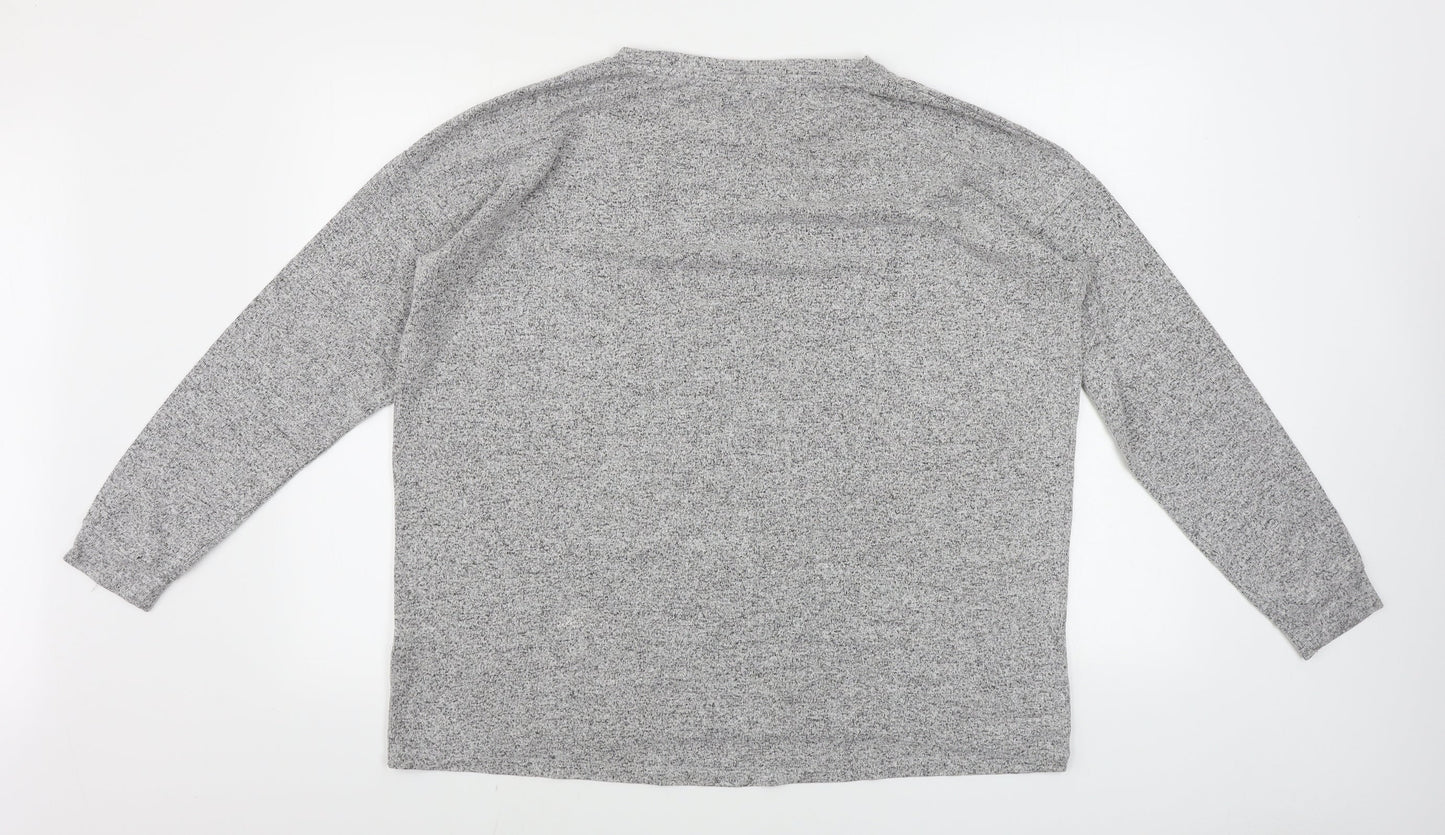 F&F  Womens Grey   Pullover Jumper Size 16