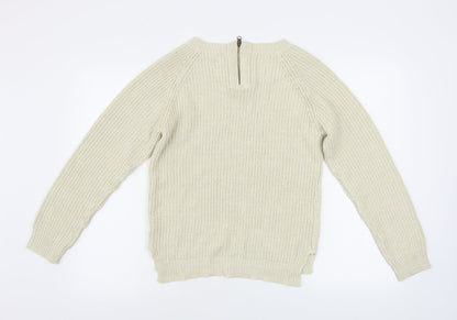 Womens UK Size 12 Atmosphere Beige Pullover Jumper