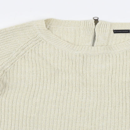 Womens UK Size 12 Atmosphere Beige Pullover Jumper
