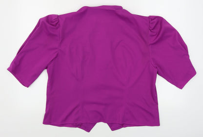 Womens UK Size 20 FASHION EXTRA Purple Jacket