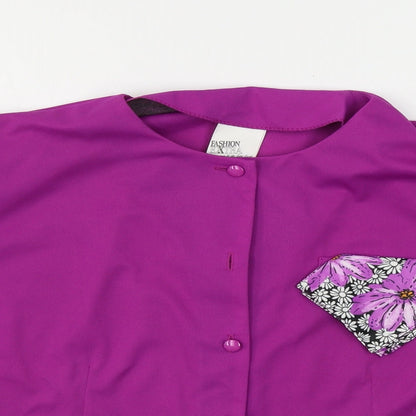 Womens UK Size 20 FASHION EXTRA Purple Jacket