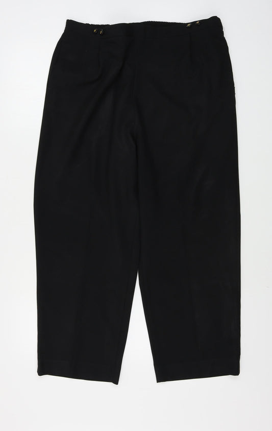 Bonmarché  Womens Black   Trousers  Size 16 L24 in