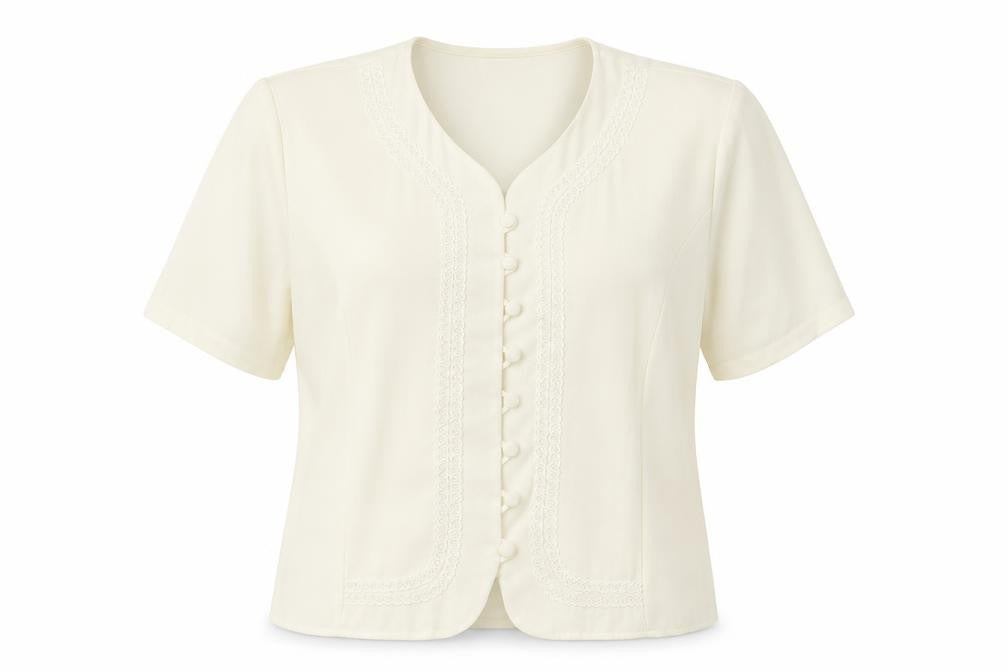 Womens UK Size 16 Berkertex Beige Basic Button-Up