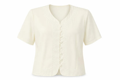 Womens UK Size 16 Berkertex Beige Basic Button-Up