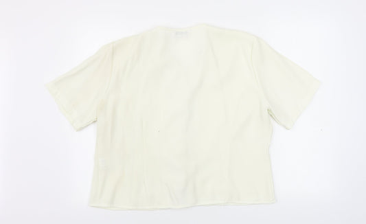 Berkertex  Womens Beige   Basic Button-Up Size 16