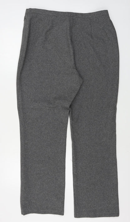 Womens UK Size 20 Preworn Regular Fit  Grey Trousers