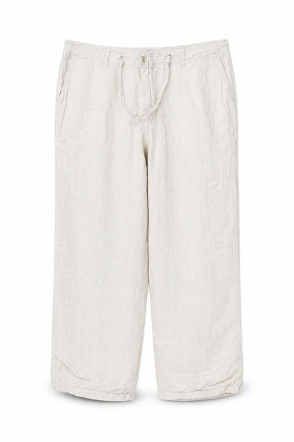 Mia Moda Womens Beige   Trousers  Size 16 L28 in