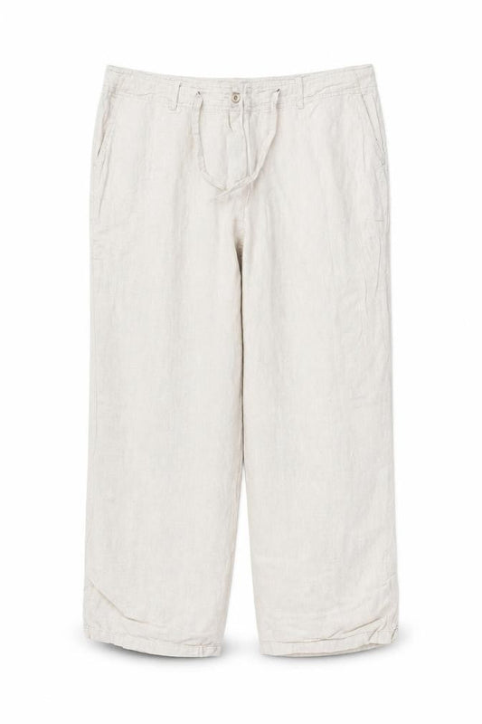 Mia Moda Womens Beige   Trousers  Size 16 L28 in