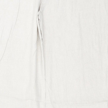 Mia Moda Womens Beige   Trousers  Size 16 L28 in