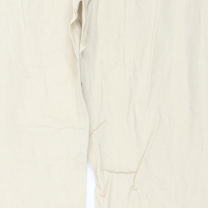 Flo & Jo Womens Beige   Trousers  Size XL L30 in