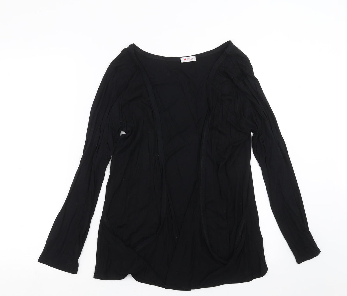 Effect Womens Black   Cardigan Jumper Size 2XL