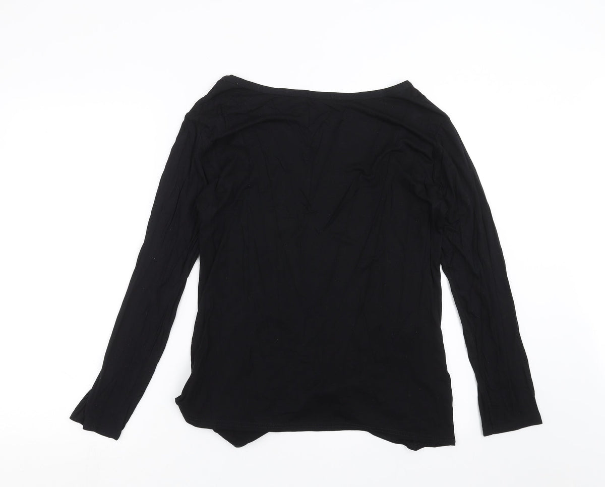Effect Womens Black   Cardigan Jumper Size 2XL