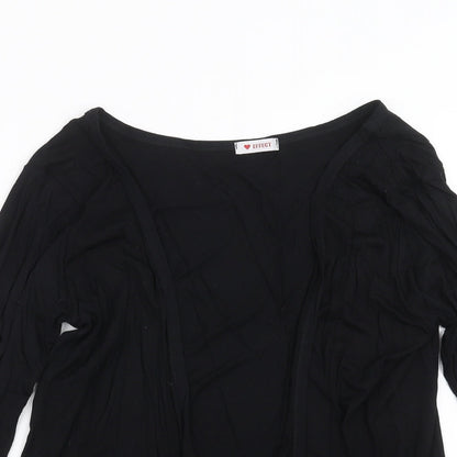Effect Womens Black   Cardigan Jumper Size 2XL