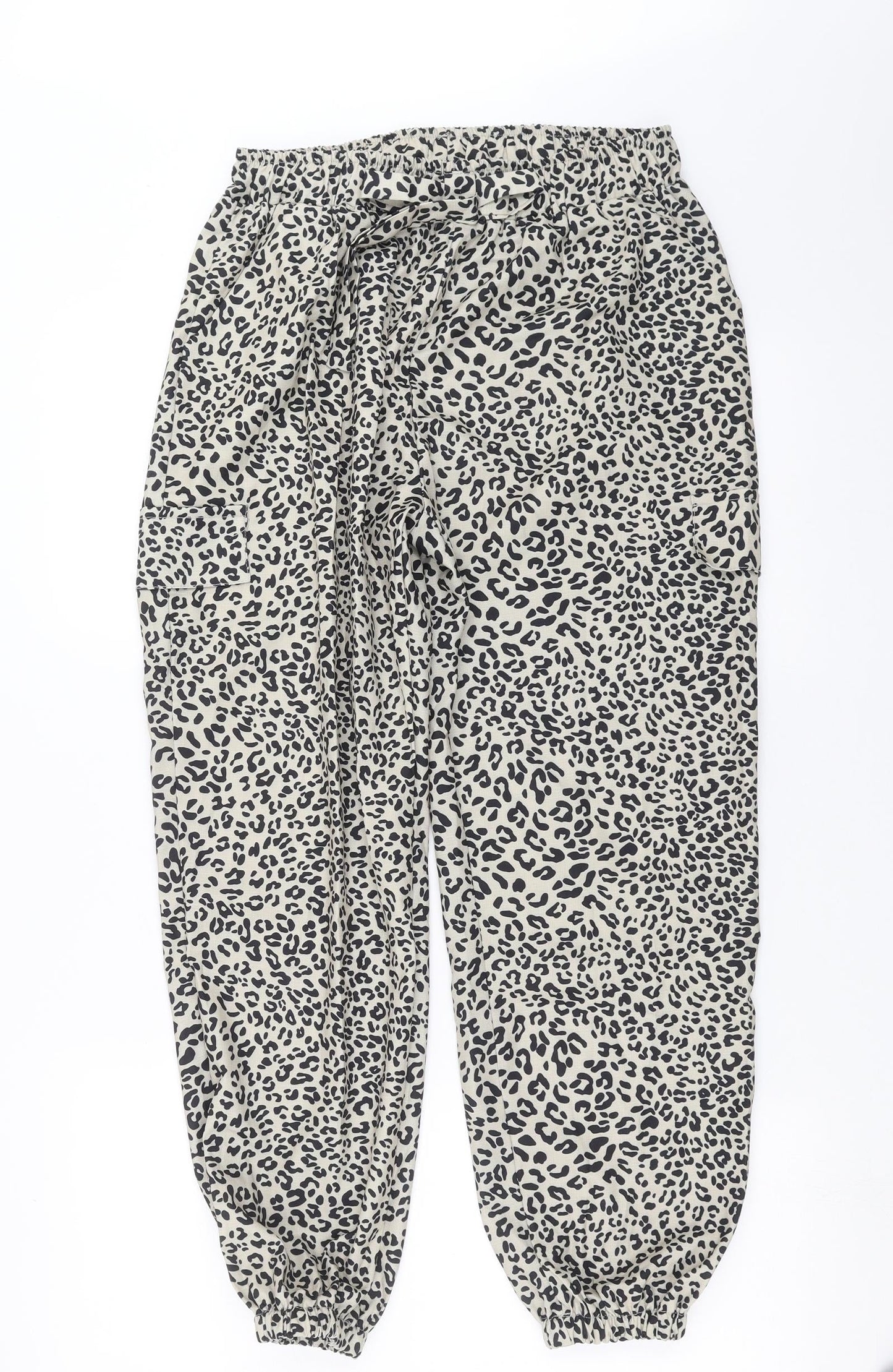Womens UK Size 28 in Preworn Regular Fit  Beige Trousers