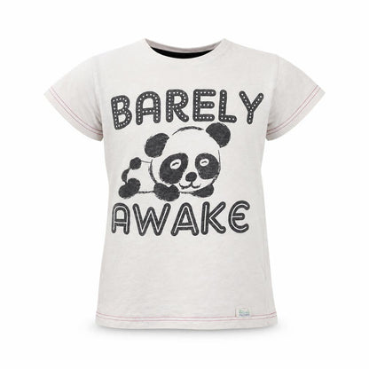 The Pyjama Factory Girls Grey   Top Pyjama Top Size 9-10 Years  - panda