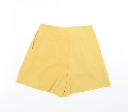 Primark Womens Yellow   Hot Pants Shorts Size 10